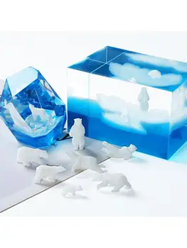 7 Shape DIY Silicone Mini Polar Bear Modeling Resin Mold Resin Jewelry Fillings 83XF
7 Shape DIY Silicone Mini Polar Bear Modeling Resin Mold Resin Jewelry Fillings 83XF