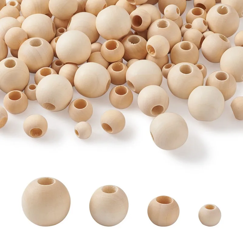 100pcs 14-30mm Natural Wood Beads Round Big Loose Spacer Beads for Jewlery Making DIY Bracelet Necklace Craft Supplies
100pcs 14-30mm Natural Wood Beads Round Big Loose Spacer Beads for Jewlery Making DIY Bracelet Necklace Craft Supplies