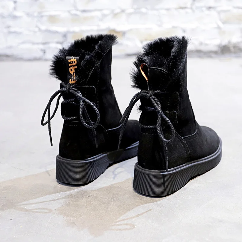 Lace-up Solid Women Chelsea Boots Flat with Round Toe Vintage Motorcycle Boots Ankle Winter Casual Shoes
Lace-up Solid Women Chelsea Boots Flat with Round Toe Vintage Motorcycle Boots Ankle Winter Casual Shoes
