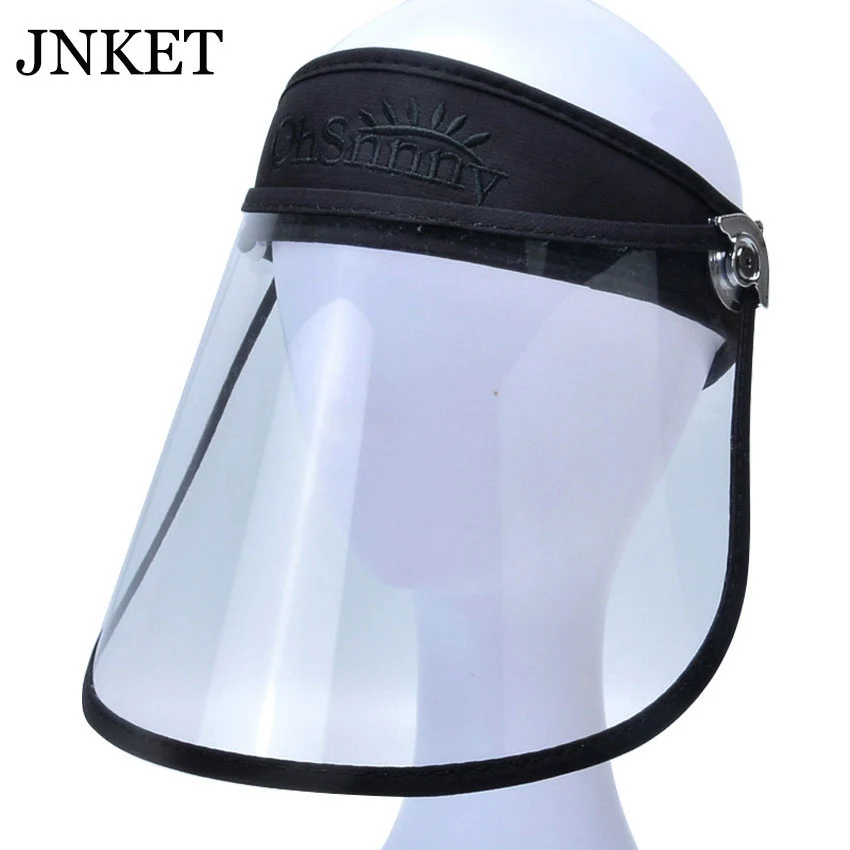 JNKET Transparent Protective Hat Anti-Droplet Saliva Empty Top Hat Mask Safety Face Protection Proof Mask UV Protection Sun Hat
JNKET Transparent Protective Hat Anti-Droplet Saliva Empty Top Hat Mask Safety Face Protection Proof Mask UV Protection Sun Hat
