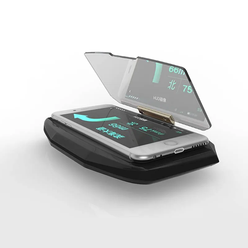 Car Phone Holder Universal Practical Mirror Windshield Projection Phone Holder Wireless Charger For Smart Phone
Car Phone Holder Universal Practical Mirror Windshield Projection Phone Holder Wireless Charger For Smart Phone