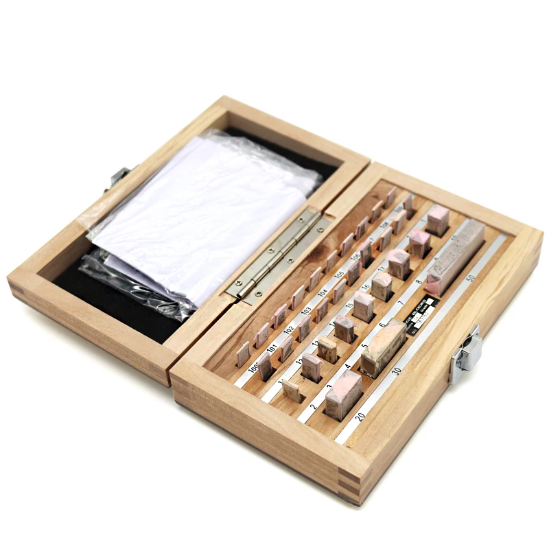 1.005-30mm Block Gauge 32Pcs/Set 1 grade 0 grade Caliper Block gauge Inspection Block Gauge Measurement Instruments
1.005-30mm Block Gauge 32Pcs/Set 1 grade 0 grade Caliper Block gauge Inspection Block Gauge Measurement Instruments