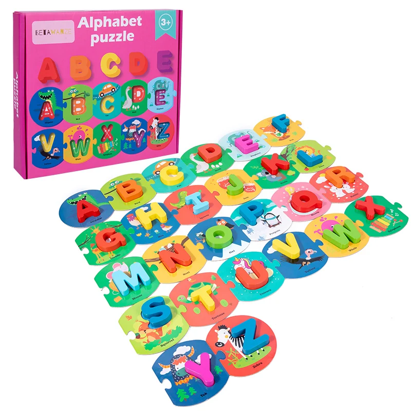 Early Childhood Education Cognitive English Letter Card Matching Puzzle Word Game Wooden Toys for Kids Toys 2 To 4 Years Old
Early Childhood Education Cognitive English Letter Card Matching Puzzle Word Game Wooden Toys for Kids Toys 2 To 4 Years Old