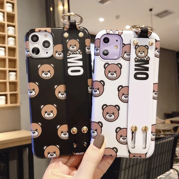 Cartoon Bear Wristband Phone Case for Apple iPhone 11Pro X XS Max XR 8 7 6 6s Plus Back Cover Funda Capa
Cartoon Bear Wristband Phone Case for Apple iPhone 11Pro X XS Max XR 8 7 6 6s Plus Back Cover Funda Capa