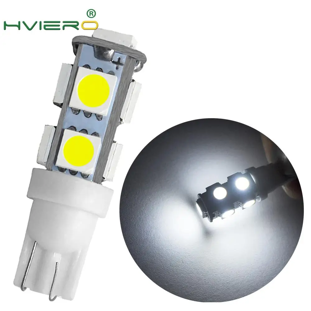 White T10 W5W 5050 SMD 9Led Auto Led 194 168 192 W5W DC 12V Auto Mobile Bulbs Parking Lamp Wedge Interior Lights Tail Light
White T10 W5W 5050 SMD 9Led Auto Led 194 168 192 W5W DC 12V Auto Mobile Bulbs Parking Lamp Wedge Interior Lights Tail Light