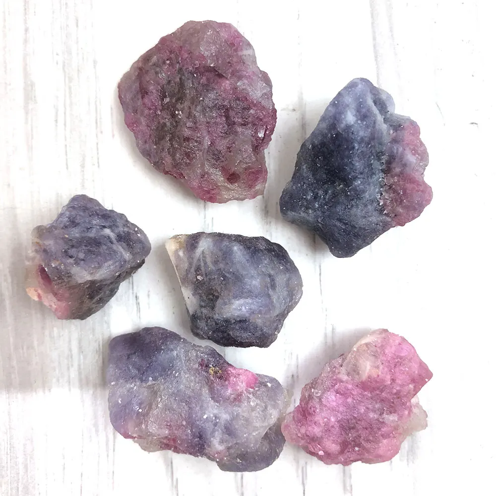 

1pc Natural Pink Tourmaline Raw Crystals Rough Quartz Crystal Rock Healing Mineral Unicorn Stone Pegmatite Lepidolite Gemstone