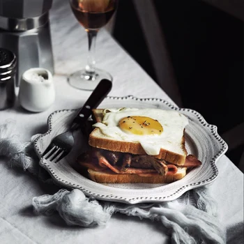 Japanese Ceramic Tableware Porcelain Plate Gray Vintage Steak Plate Kitchen Dishes Breakfast Dessert Tray
Japanese Ceramic Tableware Porcelain Plate Gray Vintage Steak Plate Kitchen Dishes Breakfast Dessert Tray