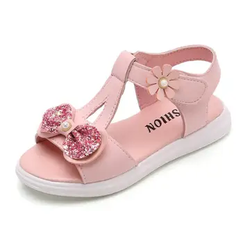 Summer Girls Sandals for Kids Shoe Fashion Rhinestone Sequins Princess Sandalias for Girl Bow Beachwear Shoe
Summer Girls Sandals for Kids Shoe Fashion Rhinestone Sequins Princess Sandalias for Girl Bow Beachwear Shoe