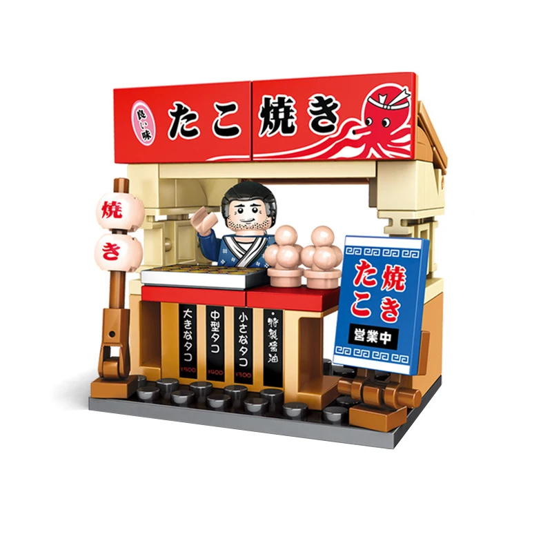 Sembo blocks for kids Street View of Japanese Snack Mini City Street Shop Store 3D Model Blocks Building Toy for Children Gifts
Sembo blocks for kids Street View of Japanese Snack Mini City Street Shop Store 3D Model Blocks Building Toy for Children Gifts