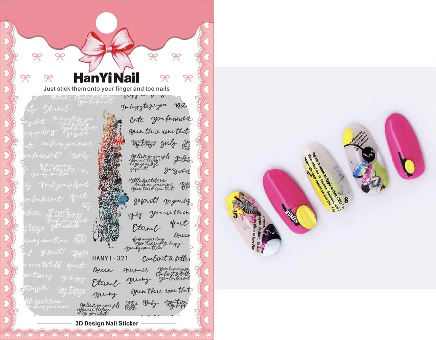 Fashion Patterns! Nails Art Manicure Back Glue Decal Decorations Design Nail Sticker For Nails Tips Beauty
Fashion Patterns! Nails Art Manicure Back Glue Decal Decorations Design Nail Sticker For Nails Tips Beauty