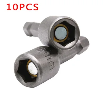 10pcs 8mm 42mm Chrome Vanadium Steel Hex Drive Magnetic Drill Bit Socket Driver Andle Socket Wrench Nut Driver Set
10pcs 8mm 42mm Chrome Vanadium Steel Hex Drive Magnetic Drill Bit Socket Driver Andle Socket Wrench Nut Driver Set