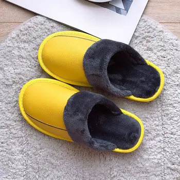 2020 fashion unisex high quality genuine leather non slip flat plush slippers men's winter home fur shoes
2020 fashion unisex high quality genuine leather non slip flat plush slippers men's winter home fur shoes