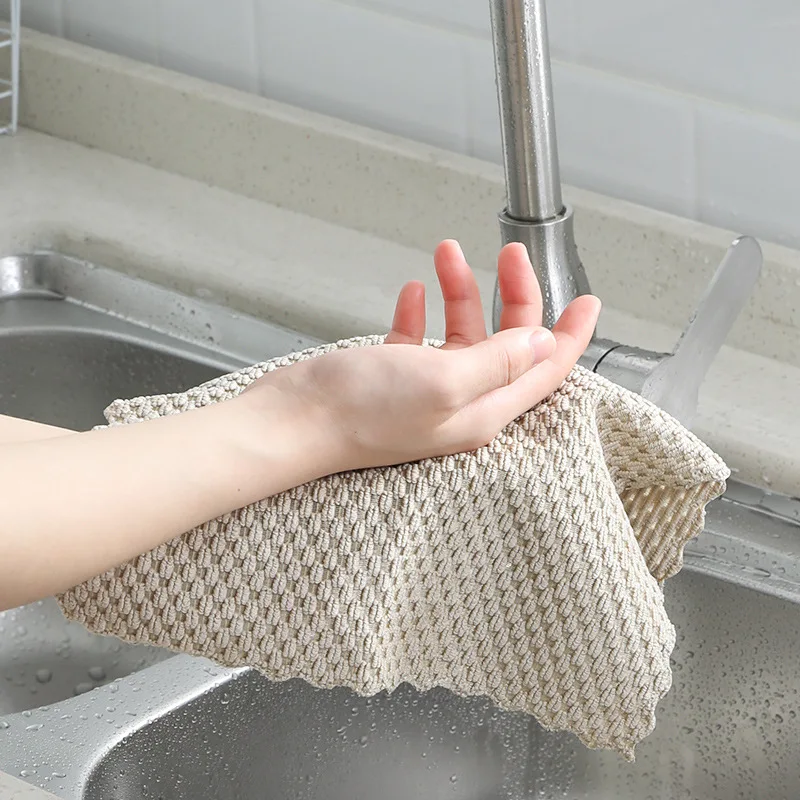 Anti-grease Wiping Rags Kitchen Efficient Super Absorbent Microfiber Cleaning Cloth Home Washing Dish Kitchen Cleaning Towel
Anti-grease Wiping Rags Kitchen Efficient Super Absorbent Microfiber Cleaning Cloth Home Washing Dish Kitchen Cleaning Towel