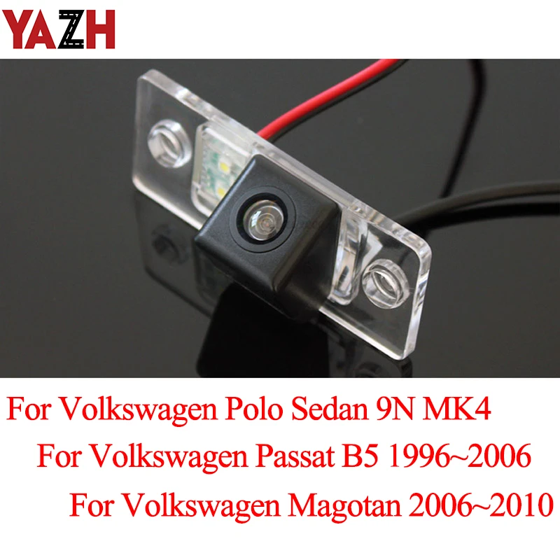 Фото Автомобильная камера заднего вида YAZH HD с CCD ночным видением для Volkswagen Passat B5 Magotan Polo
