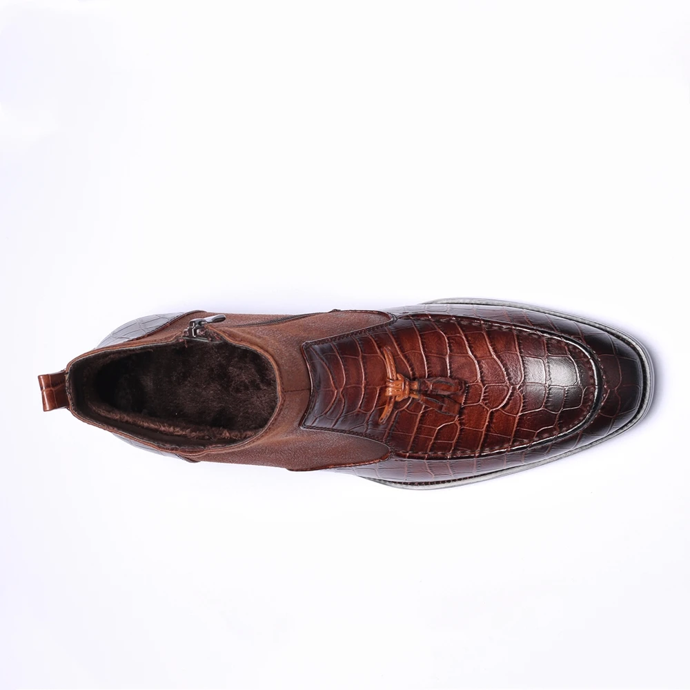 40~46 Leather Boots men Comfortable Brand Fashion 2022 Ankle Boots Men #KD5285C3 40~46 Leather Boots men Comfortable Brand Fashion 2022 Ankle Boots Men #KD5285C3
