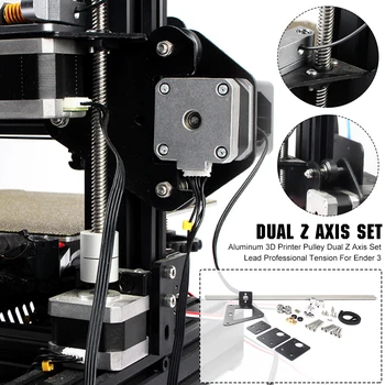 Dual Z Axis Set Aluminum Lead Adjustable 3D Printer Long Lasting Pulley Professional Tension Replacement Parts Screw For Ender 3
Dual Z Axis Set Aluminum Lead Adjustable 3D Printer Long Lasting Pulley Professional Tension Replacement Parts Screw For Ender 3
