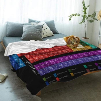 Periodic Table Blanket Digital Printing Chemistry Periodic Table Of Elements Soft Warm Microfiber Flannel Blanket FP8
Periodic Table Blanket Digital Printing Chemistry Periodic Table Of Elements Soft Warm Microfiber Flannel Blanket FP8