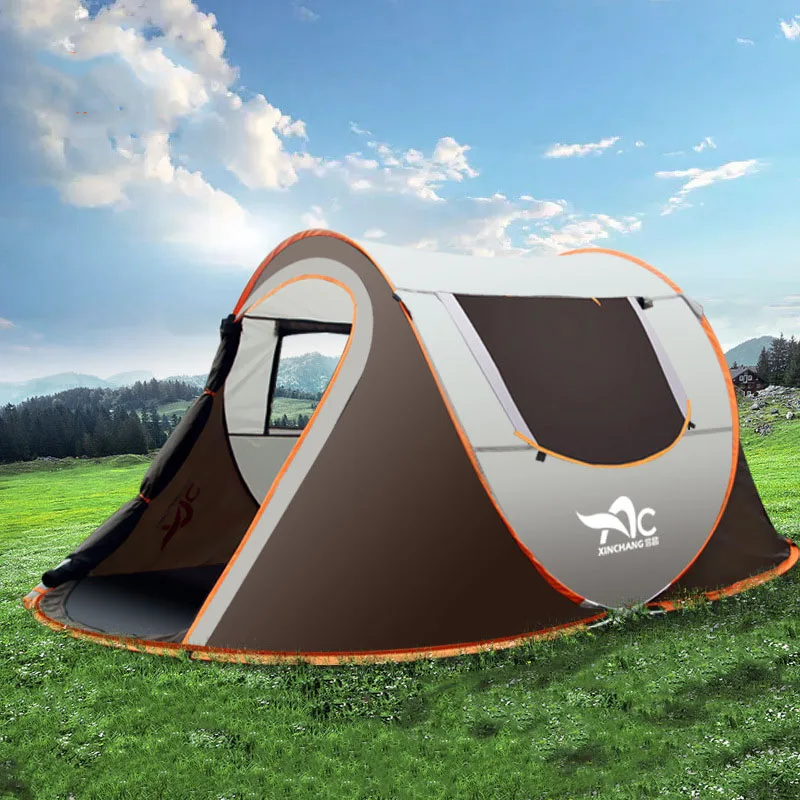 3-4 Person One Second Opening Automatic Pop Up Outdoor Pattem Camping Tent Ultralight Beach Tent
3-4 Person One Second Opening Automatic Pop Up Outdoor Pattem Camping Tent Ultralight Beach Tent