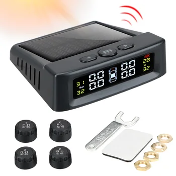 LEEPEE With 4 External Sensors Solar TPMS Tire Pressure Monitoring System External/Built-in Sensor Car Tyre Pressure Monitor
LEEPEE With 4 External Sensors Solar TPMS Tire Pressure Monitoring System External/Built-in Sensor Car Tyre Pressure Monitor