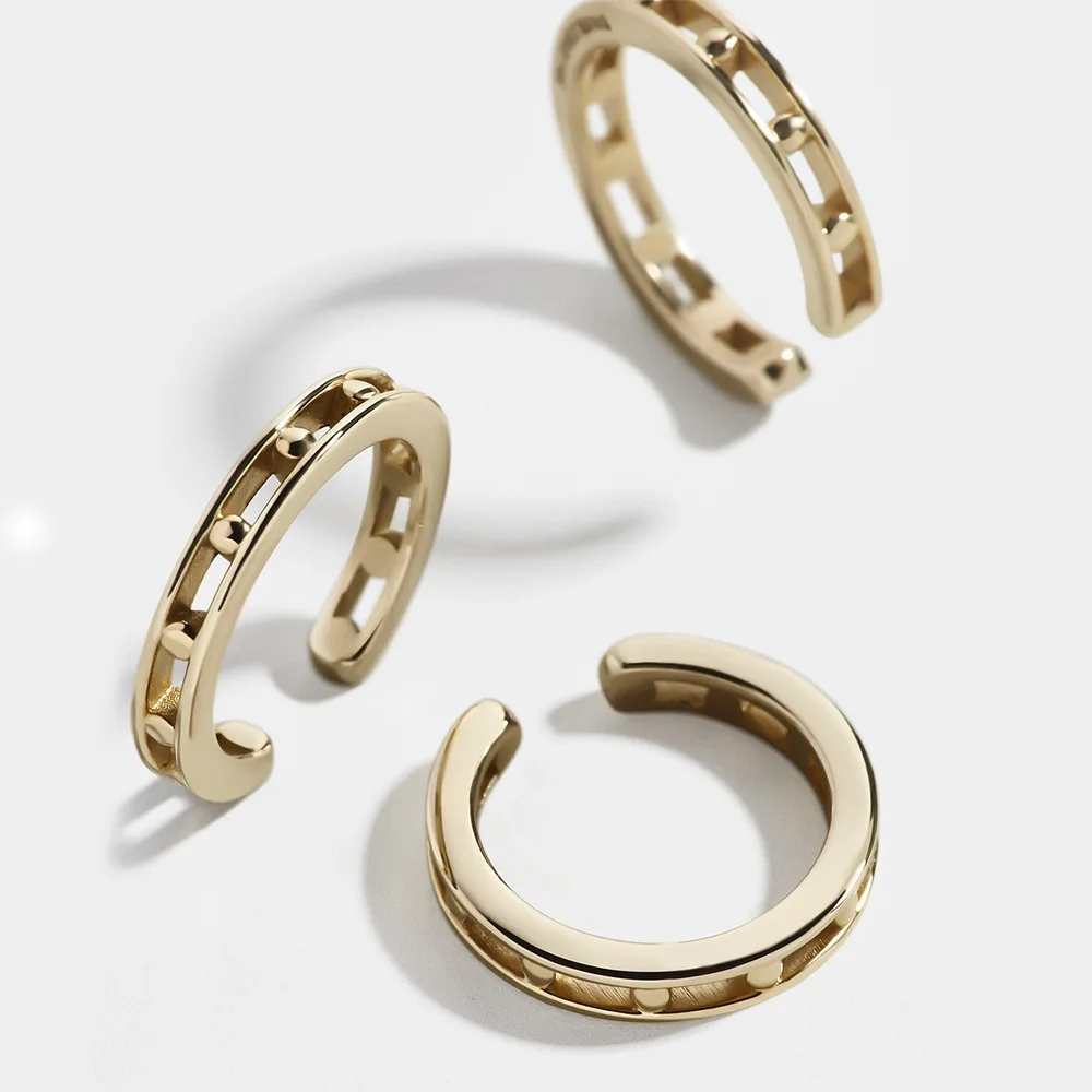 Trendy Gold Color Ear Cuff Set for Women Simple Hollow Metal C-shaped Earcuffs Clip on Earrings Statement Party Jewelry
Trendy Gold Color Ear Cuff Set for Women Simple Hollow Metal C-shaped Earcuffs Clip on Earrings Statement Party Jewelry