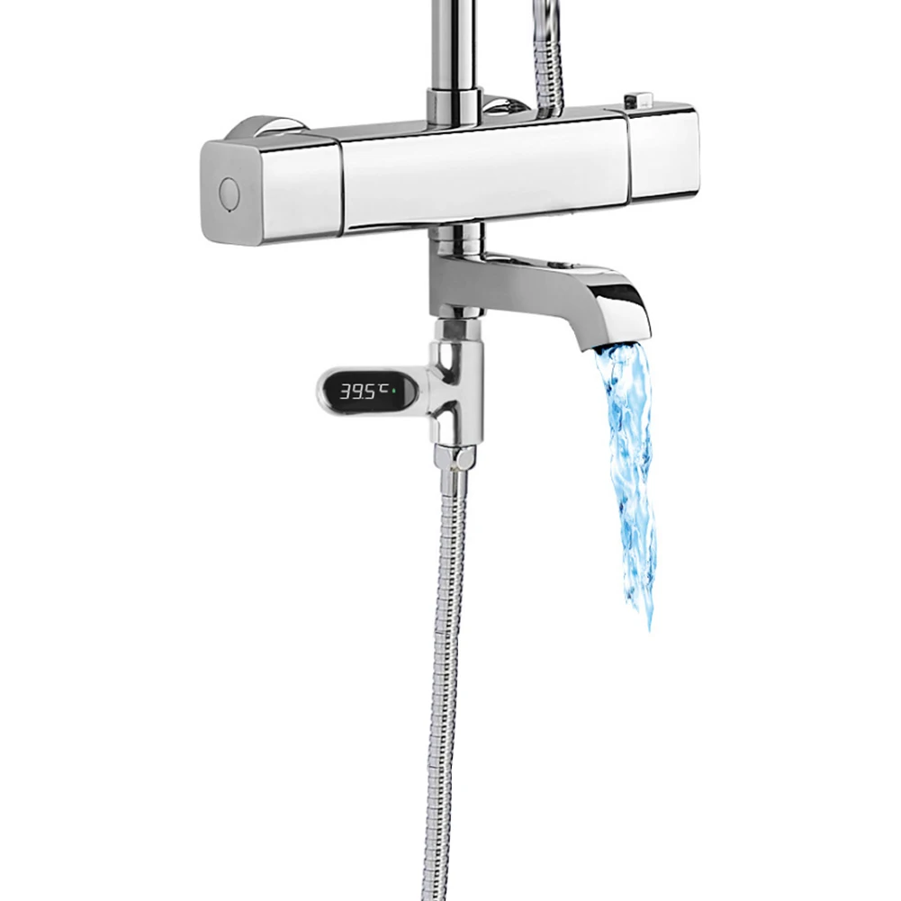 LED Digital Thermometer Bathroom Shower Faucets 360 Rotate Real-Time Temperature Monitor FKU66
LED Digital Thermometer Bathroom Shower Faucets 360 Rotate Real-Time Temperature Monitor FKU66
