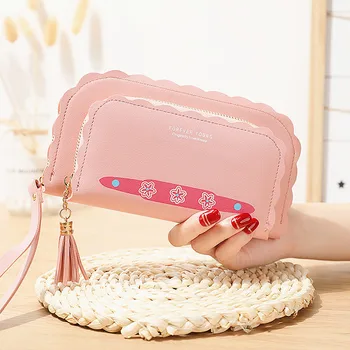 New Large Capacity Women Pu Leather Wallets Female Long Double Zipper Purses Wristlet Phone Wallet Card Holders Clutch Carteras 
New Large Capacity Women Pu Leather Wallets Female Long Double Zipper Purses Wristlet Phone Wallet Card Holders Clutch Carteras