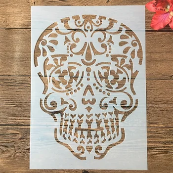 A4 29cm Skull Skeleton Ghost DIY Layering Stencils Painting Scrapbook Coloring Embossing Album Decorative Paper Card Template
A4 29cm Skull Skeleton Ghost DIY Layering Stencils Painting Scrapbook Coloring Embossing Album Decorative Paper Card Template