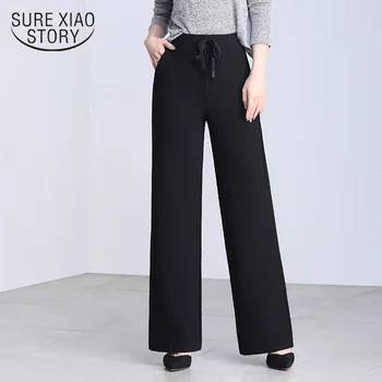 Strip Knitted Wide-legged Pants 2019 Autumn New Fashion Women Plus Size Women Trousers Drag Long Straight Pants Trousers 7260 50
Strip Knitted Wide-legged Pants 2019 Autumn New Fashion Women Plus Size Women Trousers Drag Long Straight Pants Trousers 7260 50