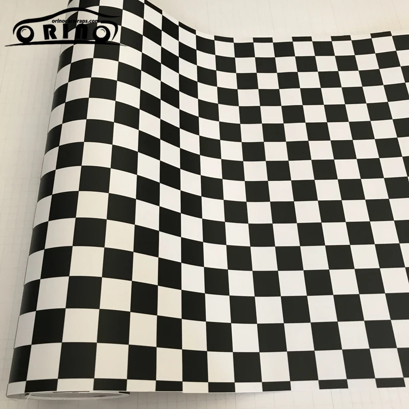 Black White Vinyl Film Sticker-2