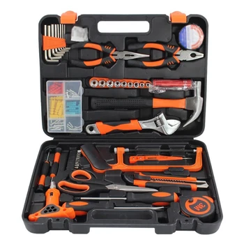 Hand Tool Set Household Tool Repair Tool Set with Plastic Tool Box Socket Wrench Screwdriver.
Hand Tool Set Household Tool Repair Tool Set with Plastic Tool Box Socket Wrench Screwdriver.