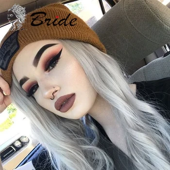 BRIDE Silver Ombre Wig Body Wave Wigs With Cap Natural Extensions Fiber Hair Cosplay Wig For Women Daily Party Heat Resistant
BRIDE Silver Ombre Wig Body Wave Wigs With Cap Natural Extensions Fiber Hair Cosplay Wig For Women Daily Party Heat Resistant