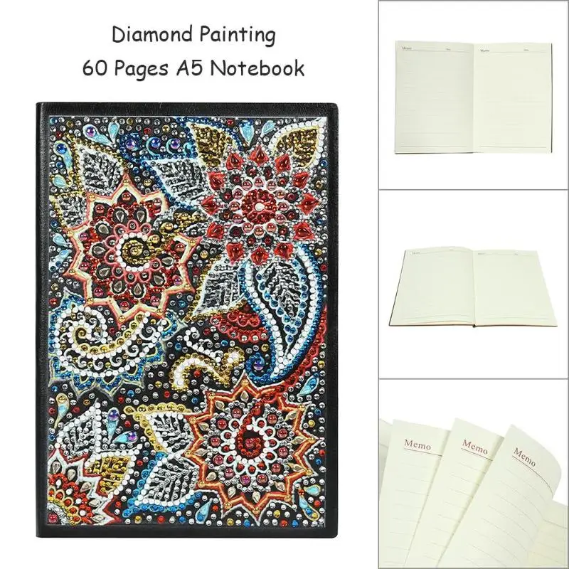 Newst DIY Flower Special Shaped Diamond Painting 60 Pages A5 Notebook Diary Book Embroidery kits Diamond Mosaic home Decorative
Newst DIY Flower Special Shaped Diamond Painting 60 Pages A5 Notebook Diary Book Embroidery kits Diamond Mosaic home Decorative