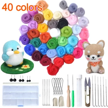 1 Set 40 Colors Wool Felt Needles Tools Needle Felting Mat Felting Needle Tool DIY Kit Supplies DIY Sewing Tool DIY Needle PI669
1 Set 40 Colors Wool Felt Needles Tools Needle Felting Mat Felting Needle Tool DIY Kit Supplies DIY Sewing Tool DIY Needle PI669