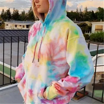 Large Size Loose Hooded Pullovers Tie-dye Printed Casual Women Sweatshirt Harajuku Streetwear Oversized Hoodie
Large Size Loose Hooded Pullovers Tie-dye Printed Casual Women Sweatshirt Harajuku Streetwear Oversized Hoodie