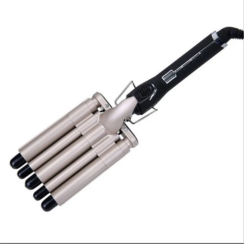 Professional 5 Barrels Hair Waver Curly Curling Irons Wand Big Wave Styler LED digital display Tools Adjustable F-16
Professional 5 Barrels Hair Waver Curly Curling Irons Wand Big Wave Styler LED digital display Tools Adjustable F-16