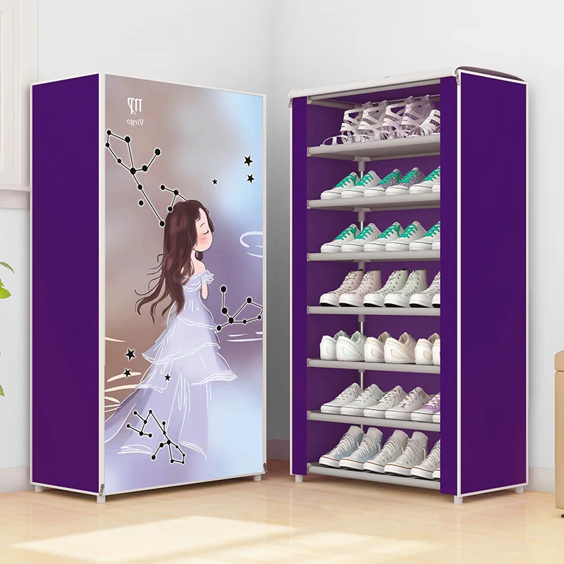 Simple Shoe Rack Multilayer Combination Dustproof Storage Shoe Cloth Shoe Ark Steel Frame Fashion Creative Multi-functional Simp
Simple Shoe Rack Multilayer Combination Dustproof Storage Shoe Cloth Shoe Ark Steel Frame Fashion Creative Multi-functional Simp