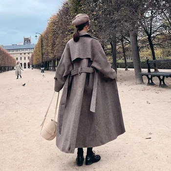 Photo Shoot Long French Woolen Jacket 2019 Autumn And Winter New Style WOMEN'S Dress Retro British Style Herringbone Woolen Over
Photo Shoot Long French Woolen Jacket 2019 Autumn And Winter New Style WOMEN'S Dress Retro British Style Herringbone Woolen Over