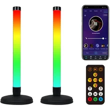 2pcs USB Powered Ambiance Backlights RGB Sound Control Pickup Rhythm Light Music Atmosphere LED Bar Light for Gaming PC TV Room
2pcs USB Powered Ambiance Backlights RGB Sound Control Pickup Rhythm Light Music Atmosphere LED Bar Light for Gaming PC TV Room
