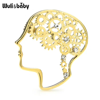 Wuli&baby Alloy Machine Brain Head Brooches For Women 2-color Figure Party Office Brooch Pins Gifts
Wuli&baby Alloy Machine Brain Head Brooches For Women 2-color Figure Party Office Brooch Pins Gifts