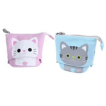 2 Pcs Canvas Cartoon Cute Cat Telescopic Pencil Pouch Bag Stationery Pen Case Box with Zipper Closure - Pink & Blue
2 Pcs Canvas Cartoon Cute Cat Telescopic Pencil Pouch Bag Stationery Pen Case Box with Zipper Closure - Pink & Blue