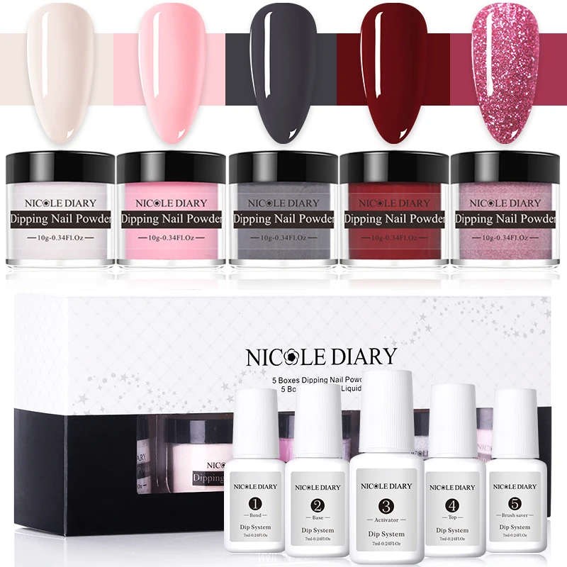 NICOLE DIARY 10Pcs Sparkling Dipping Nail Powder Set Matte Series Nail Glitter Bling Dip Nail Chrome Decoration Kit Liquid
NICOLE DIARY 10Pcs Sparkling Dipping Nail Powder Set Matte Series Nail Glitter Bling Dip Nail Chrome Decoration Kit Liquid
