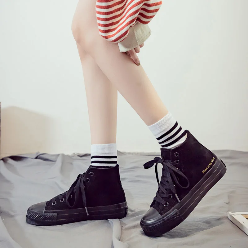 High-top Shoes Women 2019 Winter New Non-slip Solid Color Letter Flock Shoes Comfortable Flat Casual Women's Vulcanize Shoes
High-top Shoes Women 2019 Winter New Non-slip Solid Color Letter Flock Shoes Comfortable Flat Casual Women's Vulcanize Shoes