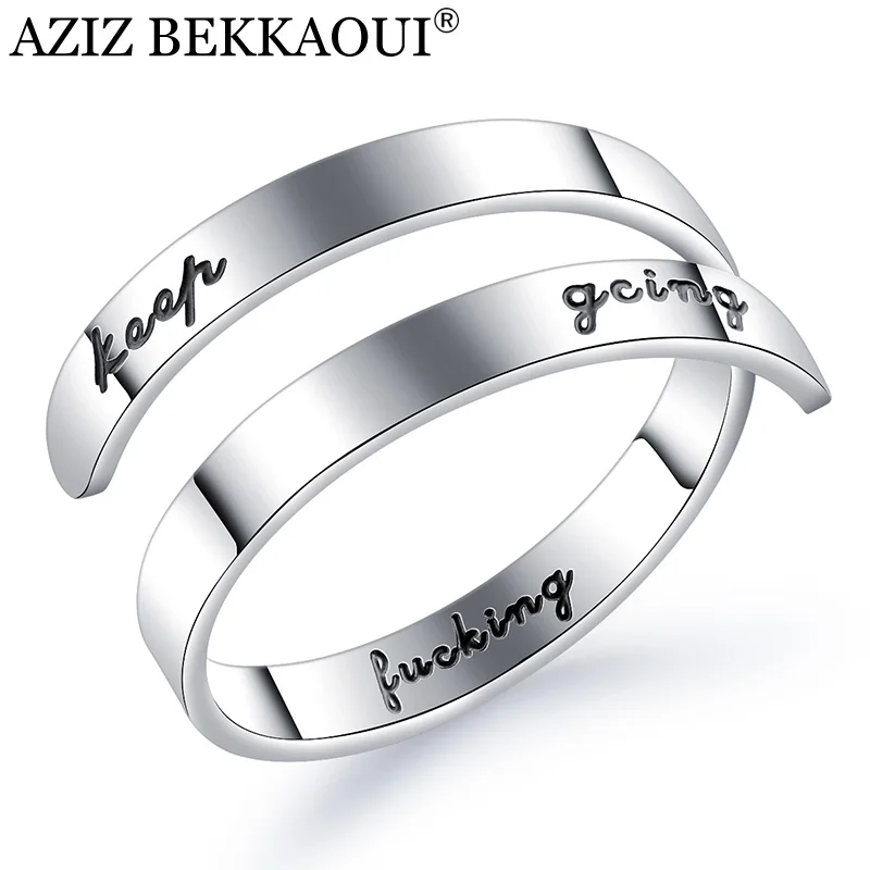 AZIZ BEKKAOUI Customized Name Double Line Ring Personalized Opening adjustable Ring for Men Women Jewelry Gift
AZIZ BEKKAOUI Customized Name Double Line Ring Personalized Opening adjustable Ring for Men Women Jewelry Gift