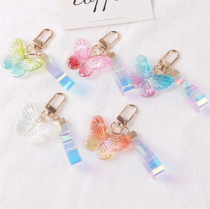 DIY Craft Butterfly Keychain Cute Charm Flying Animal Lucency Key Chain Girl Women Keyring Kids Bag Pendant Gift
DIY Craft Butterfly Keychain Cute Charm Flying Animal Lucency Key Chain Girl Women Keyring Kids Bag Pendant Gift