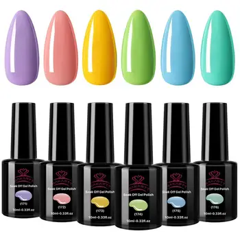 Makartt UV Gel Nail Polish Set Macaron Colors LED Gel Nail Kit 6pcs Soak Off Gel Summer Colors 10 ml Gel Polish
Makartt UV Gel Nail Polish Set Macaron Colors LED Gel Nail Kit 6pcs Soak Off Gel Summer Colors 10 ml Gel Polish