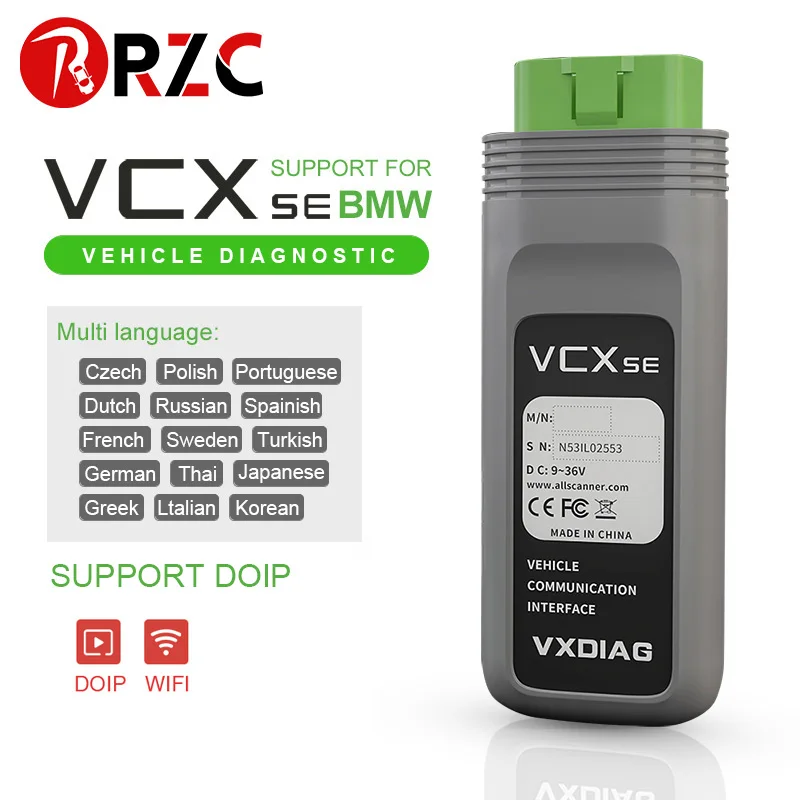 VXDIAG VCX SE Newest Original Tool Fit ForBMW ICOM A2 A3 Next OBD2 Car Diagnostic Programming Tool online coding DOIP and WIFI
VXDIAG VCX SE Newest Original Tool Fit ForBMW ICOM A2 A3 Next OBD2 Car Diagnostic Programming Tool online coding DOIP and WIFI