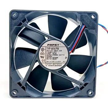 New Original PAPST TYP 4414FM DC24V 135mA 3.2W 120x120x25MM 12cm 2Lines Inverter Cooling Fan 
New Original PAPST TYP 4414FM DC24V 135mA 3.2W 120x120x25MM 12cm 2Lines Inverter Cooling Fan