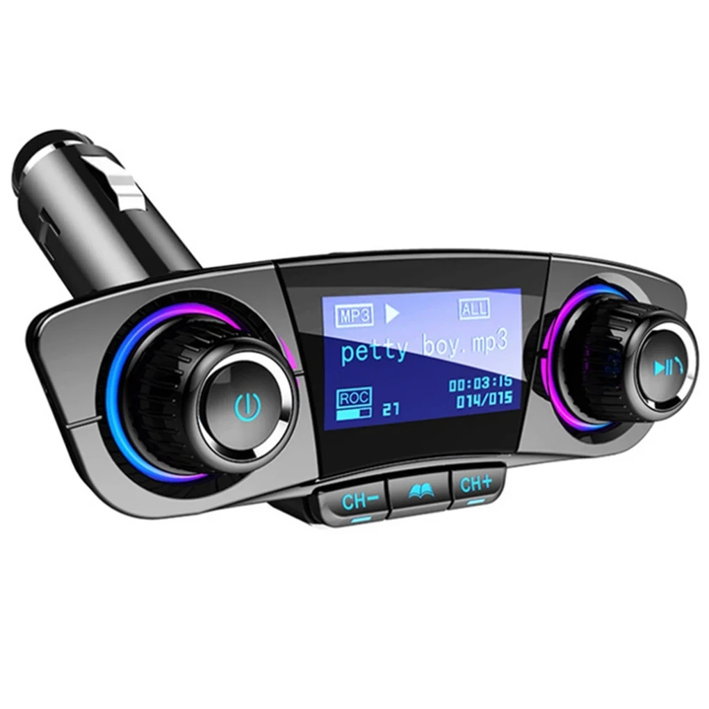 Wireless bluetooth Handsfree Calling Dual USB 2.1A Fast Charger Bluetooth Car Kit FM Transmitter MP3 Player Radio Adapter
Wireless bluetooth Handsfree Calling Dual USB 2.1A Fast Charger Bluetooth Car Kit FM Transmitter MP3 Player Radio Adapter