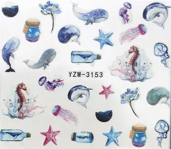 YZWLE 2020 New Arrivial Nail Stickers Wishing bottle / dolphin / starfish Plant Pattern 3D Manicure Sticker Nail Water Sticker
YZWLE 2020 New Arrivial Nail Stickers Wishing bottle / dolphin / starfish Plant Pattern 3D Manicure Sticker Nail Water Sticker