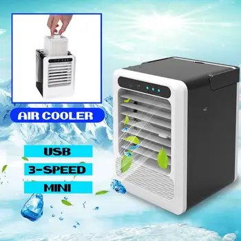 Home Mini Air Conditioner Humidifier Portable Air Cooler Personal Space Air Cooling USB Air Conditioning Desk Fan w/ Water Tank
Home Mini Air Conditioner Humidifier Portable Air Cooler Personal Space Air Cooling USB Air Conditioning Desk Fan w/ Water Tank